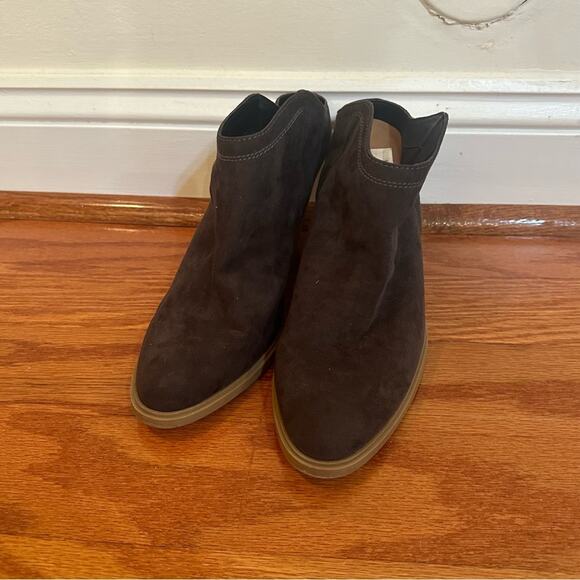 DV Dolce Vita Slip on Mule Booties sz 9.5 Dark Grey Mules - Picture 2 of 8
